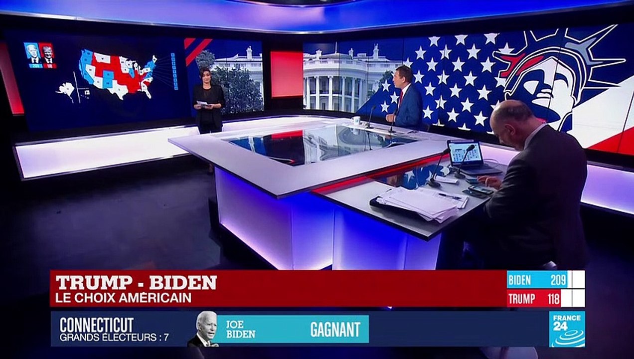 Présidentielle américaine : Joe Biden en tête mais tout peut encore basculer