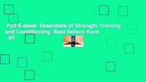 Full E-book  Essentials of Strength Training and Conditioning  Best Sellers Rank : #5