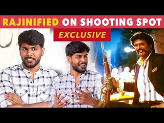 Watching Thalaivar's Petta Marana Mass Stunts Live | Sananth Relishes Behind the Camera Moments
