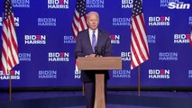 Joe Biden calls for 'calm and patience' as ballot counting continues across America