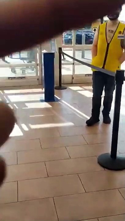 Karen losing her cool in Wal-Mart