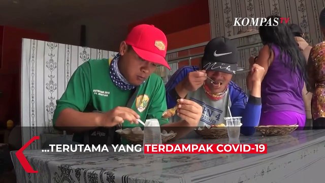 Inspiratif!!! Warung Makan Gratis Mpok Bejo, Untuk Korban Pandemi Covid-19