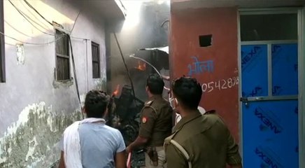 कुशीनगर: अवैध पटाखा गोदाम में हुआ विस्फोट, चार लोगों की मौत, कई घायल