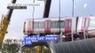 Dutch authorities try to remove 'whale tail' metro