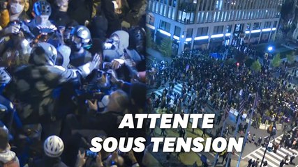 Aux États-Unis, nuit de tension face à des résultats incertains