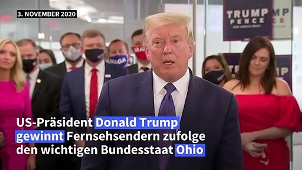 US-Sender: Trump gewinnt wichtigen Swing State Ohio