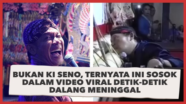 Bukan Ki Seno, Ternyata Ini Sosok Dalam Video Viral Detik-detik Dalang Meninggal