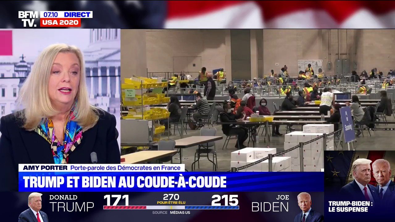 Amy Porter, porte-parole des Démocrates en France: "Finalement, on ne comptait pas sur la Floride"