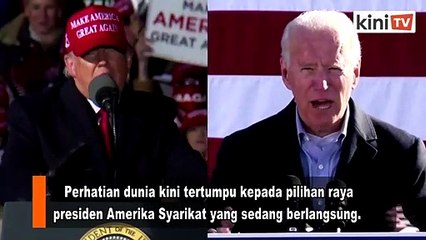 2-20 pm- Biden 209 undi vs Trump 209 undi