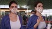 Ex Biggboss contestent Karishma Tanna spotted at Mumbai Airport | FilmiBeat