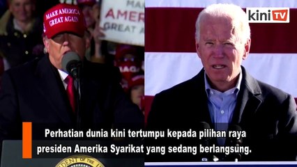 3-40pm- Joe Biden 220 undi vs Trump 213 undi