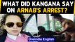 Kangana Ranaut reacts to Arnab Goswami's arrest, what did she say: Listen in|Oneindia News