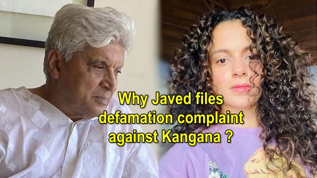 Javed Akhtar files defamation complaint against Kangana Ranaut