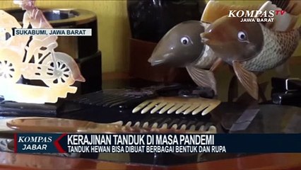 Perajin Tanduk Hewan di Sukabumi Nyaris Punah
