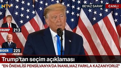 Donald Trump zafer ilan etti: Bu seçimi kazandık