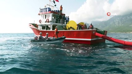 Antalya'da deniz kirliliği tatbikatı