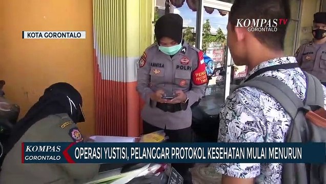 Gelar Operasi Yustisi,Petugas Klaim Pelanggar Protokol Kesehatan Mulai Turun