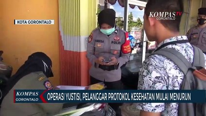 Gelar Operasi Yustisi,Petugas Klaim Pelanggar Protokol Kesehatan Mulai Turun