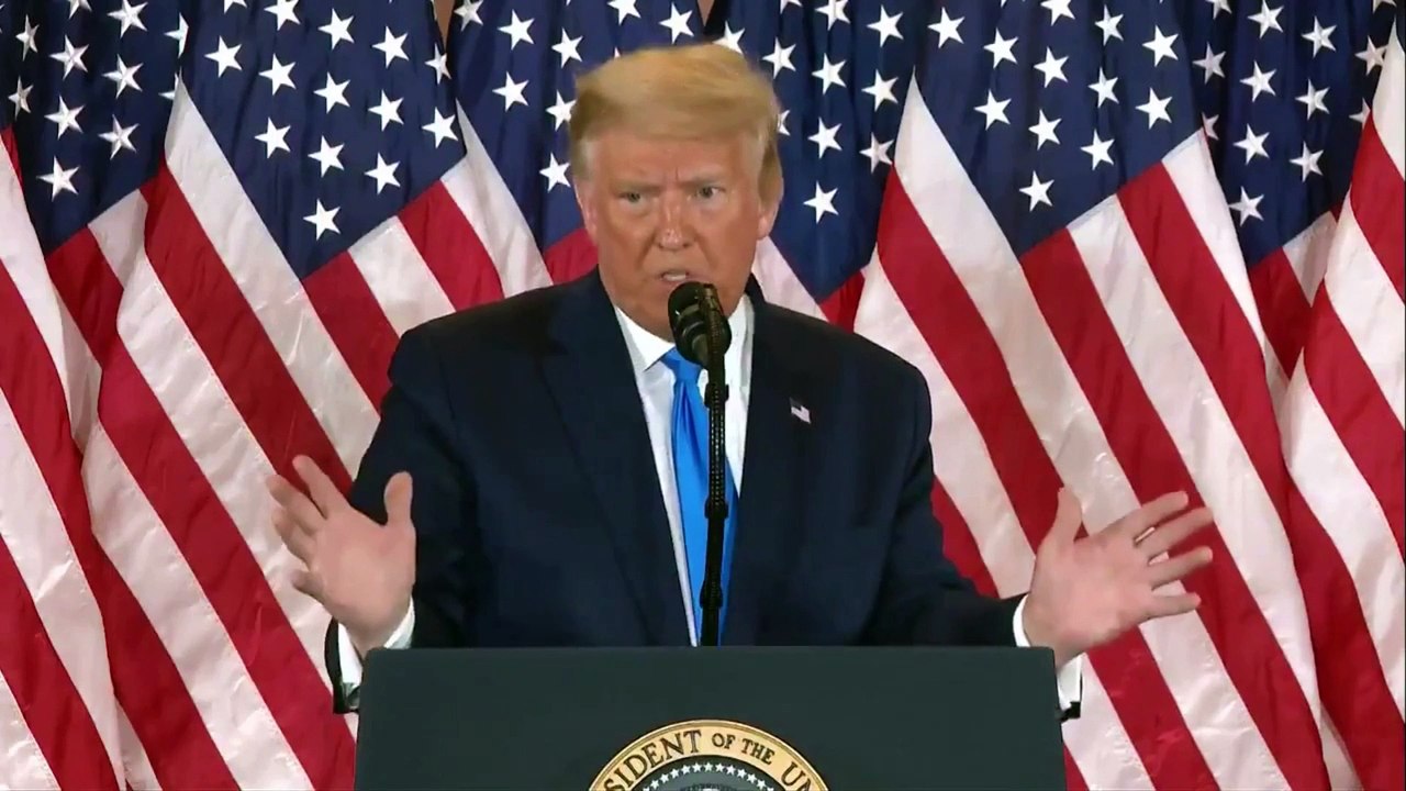 Trump falsely claims US election win | Biden says "We are on track"