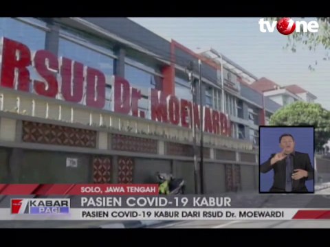 Pasien Positif Covid-19 Kabur dari RSUD dr Moewardi
