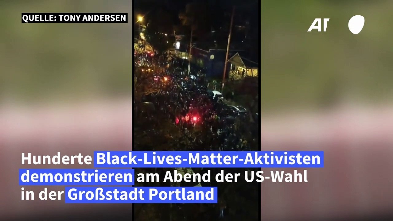 US-Wahl: Black-Lives-Matter-Demo in Portland