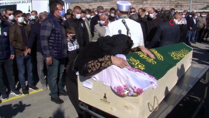 Ayda'nın annesi Fidan Gezgin, son yolculuğuna uğurlandı