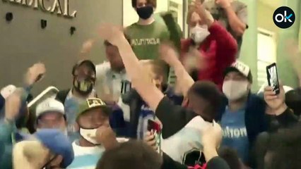 Maradona operado con éxito de un hematoma en la cabeza