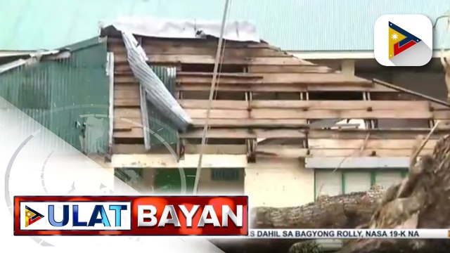 #UlatBayan | Ilang silid-aralan sa Catanduanes, sinira ng bagyong Rolly