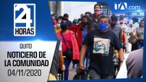 Noticias Ecuador: Noticiero 24 Horas, 04/11/2020 (De la Comunidad Primera Emisión)