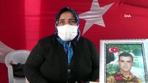 HDP önünde evlat nöbetine devam eden Cennet Kabaklı: 'Oğlumu almadan gitmeyeceğim'