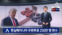 ‘핵심 경합주’ 펜실베이니아, 우편투표 250만 명이 변수