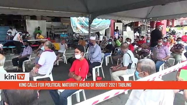 King calls for political maturity ahead of Budget 2021 tabling