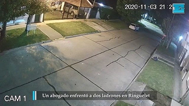 Un abogado enfrentó a dos ladrones en Ringuelet