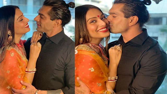 करवा चौथ पर बिपाशा बसु मांग में सिंदूर लगाकर इस अंदाज में आई नजर । Bipasha Basu Karwa Chauth Look