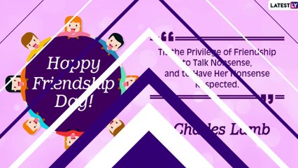 Friendship Day 2020 Quotes and Images That Only and Your Best Friend Will Relate