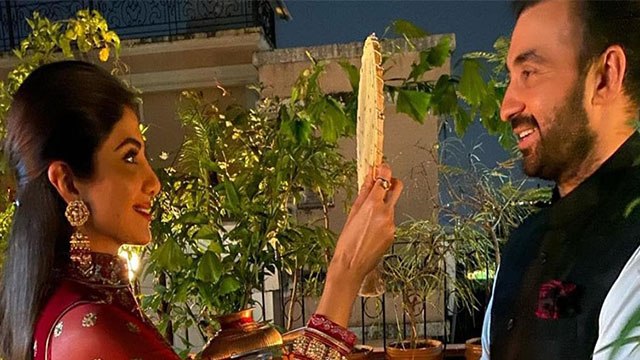Shilpa Shetty के husband Raj Kundra ने Karwa Chauth का Funny meme की किया शेयर | FilmiBeat