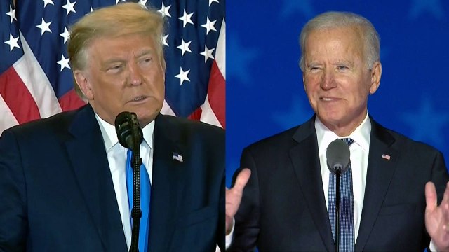 트럼프, 경합주 접전 속 우세...우편투표 개표 관건 / YTN