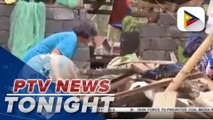Houses in Tiwi, Albay destroyed by typhoon Rolly