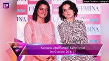 Kangana Ranaut, Sister Rangoli Chandel Summoned By Mumbai Police On October 26 & 27; Kareena Kapoor, Saif Ali Khan, Taimur Ali Khan, Sanjay Dutt & Tiger Shroff Spotted