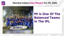 Rohit Sharma, Hardik Pandya, Jasprit Bumrah and Other Key Players for Team MI in IPL 2020