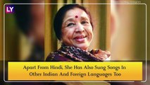 Asha Bhosle Birthday: Evergreen Songs Sung By Hindi Cinemas Legendary Singer!