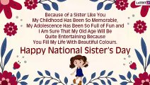 Happy Sisters' Day 2020 Wishes: WhatsApp Messages And Beautiful Images to Greet Your Sisters