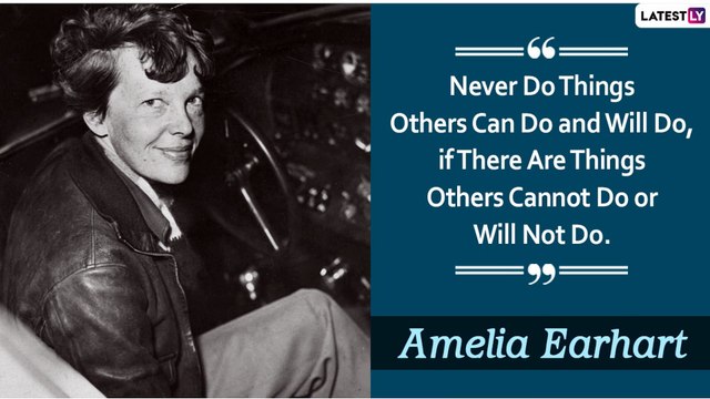 Amelia Earhart Birth Anniversary: Quotes By The Pioneering Aviator To Inspire You To Fly High