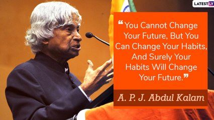 APJ Abdul Kalam Death Anniversary: Quotes By The Missile Man Of India That Continue To Motivate Us!