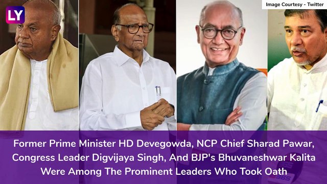 Priyanka Chaturvedi, Rajeev Satav And 42 Other Newly Elected Rajya Sabha MPs Take Oath