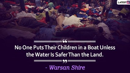 Скачать видео: World Refugee Day 2020: Powerful Quotes to Raise Awareness on Refugee Crisis Around the World