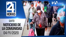 Noticias Ecuador: Noticiero 24 Horas 04/11/2020 (De la Comunidad Segunda Emisión)