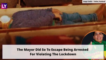 Peru Town Mayor Plays Dead In Coffin To Avoid Arrest For Violating Lockdown To Drink With Friends