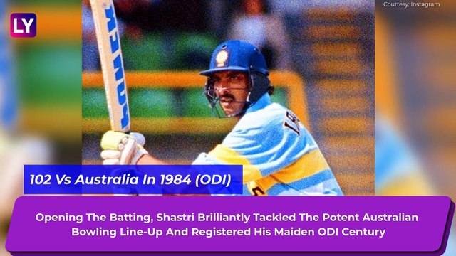 Ravi Shastri Birthday Special: Five Best Batting Performances By Former Indian All-Rounder