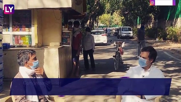 Rahul Gandhi Meets Uber Driver In A Roadside Chat; Uber Lays Off 600 Employees In India